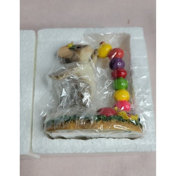 Charming Tails Youre The Top Bean Easter Mouse Figurine 88/124 - Picture 7 of 8